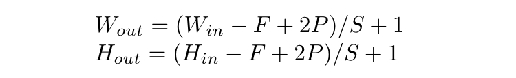 Output Parameter Equations